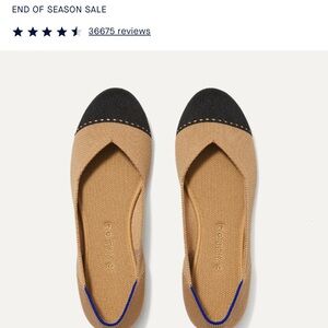 Rothy's Black and Tan Women's Loafers